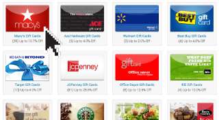 Browse Our Huge Gift Card Selection
